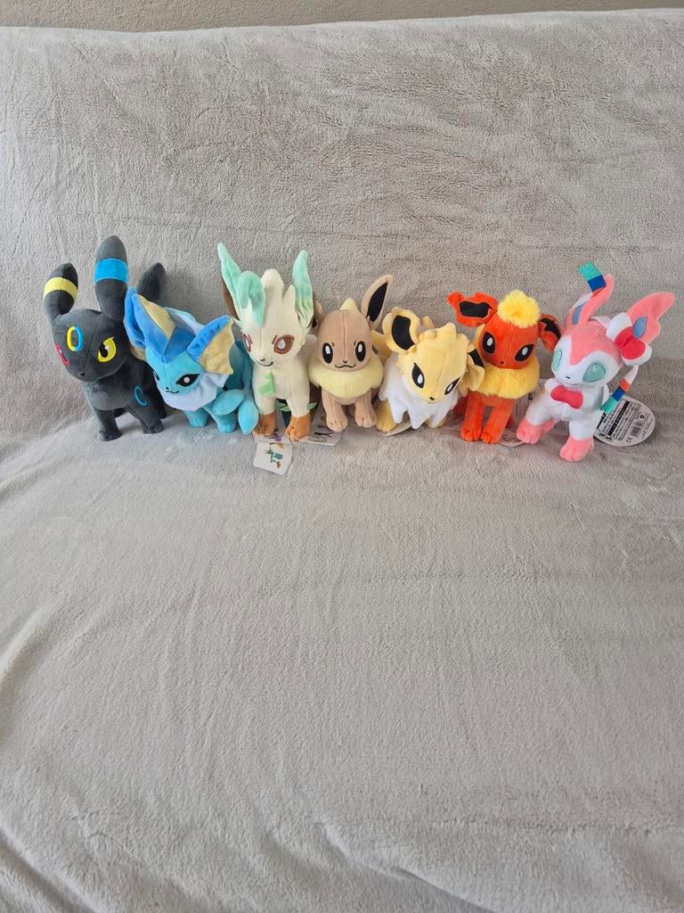 Pokémon Knuffels Eevee Evolutions Set 7 - NIEUW, Kinderen en Baby's, Speelgoed | Knuffels en Pluche, Overige typen, Nieuw, Ophalen of Verzenden