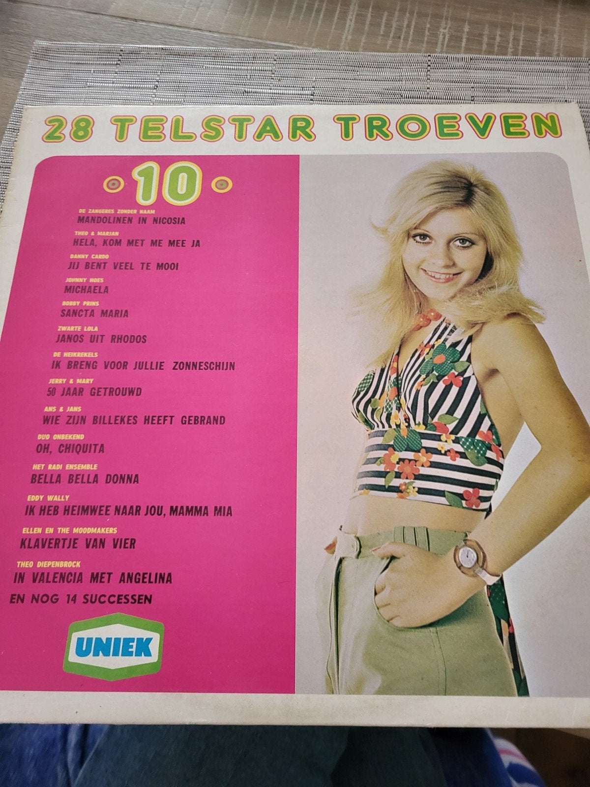 28 Telstar Troeven Deel 10, Cd's en Dvd's, Vinyl | Nederlandstalig, Ophalen of Verzenden, Gebruikt, Overige formaten, Levenslied of Smartlap
