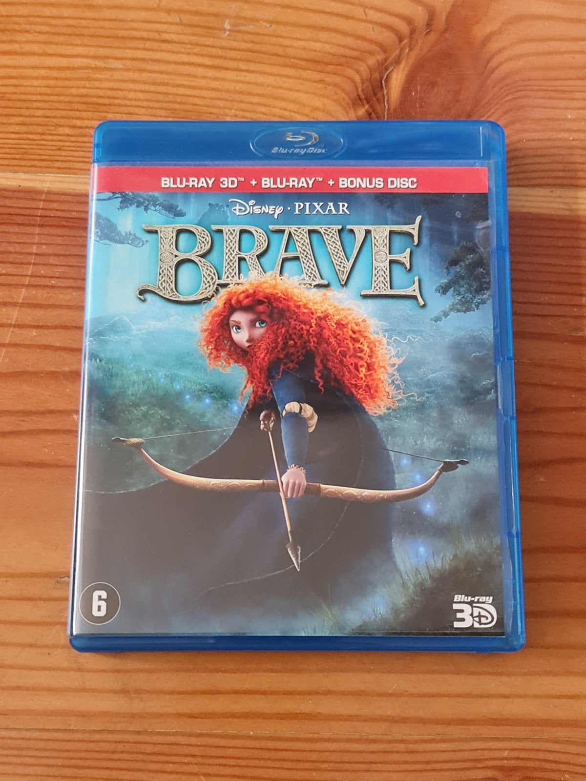 Brave - Blu Ray - Disney Pixar, Gebruikt, Nederlands, Ophalen of Verzenden, Tekenfilms en Animatie