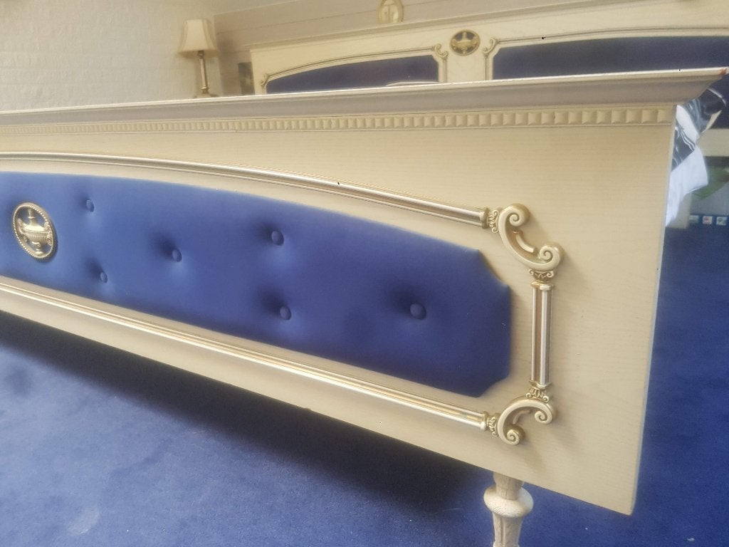 Slaapkamer bed lits-jumeaux kasten kaptafel stoel matras vak, Ophalen, Zo goed als nieuw, Tweepersoons