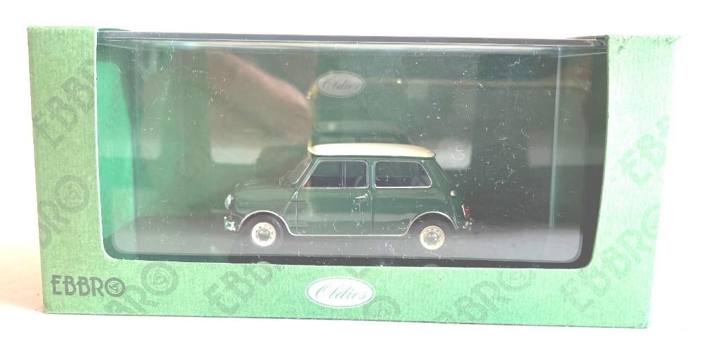 Mini Cooper Mk1 groen EBBRO 44407., Ophalen of Verzenden, Zo goed als nieuw, Auto, Overige merken