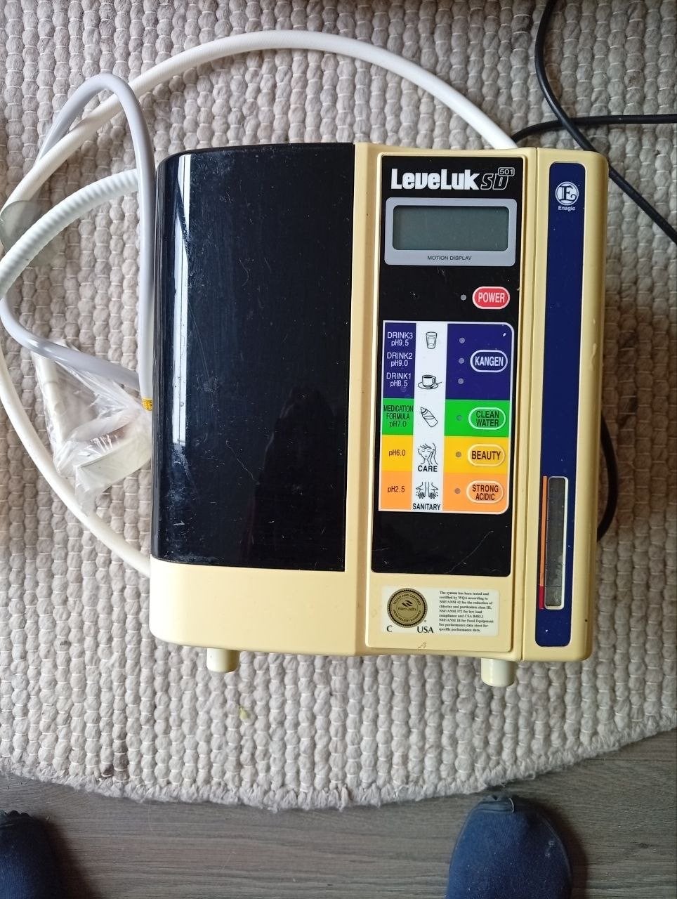 Kangen Leveluk SD501 Waterionisator met accessoires, Ophalen of Verzenden, Gebruikt