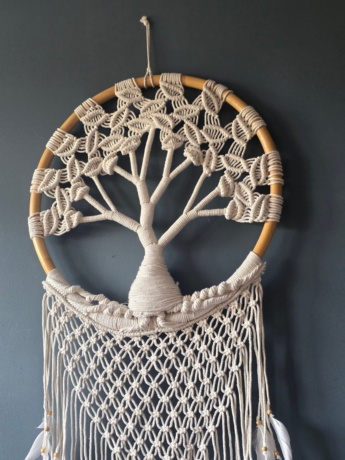 Macrame levensboom, Ophalen of Verzenden, Zo goed als nieuw