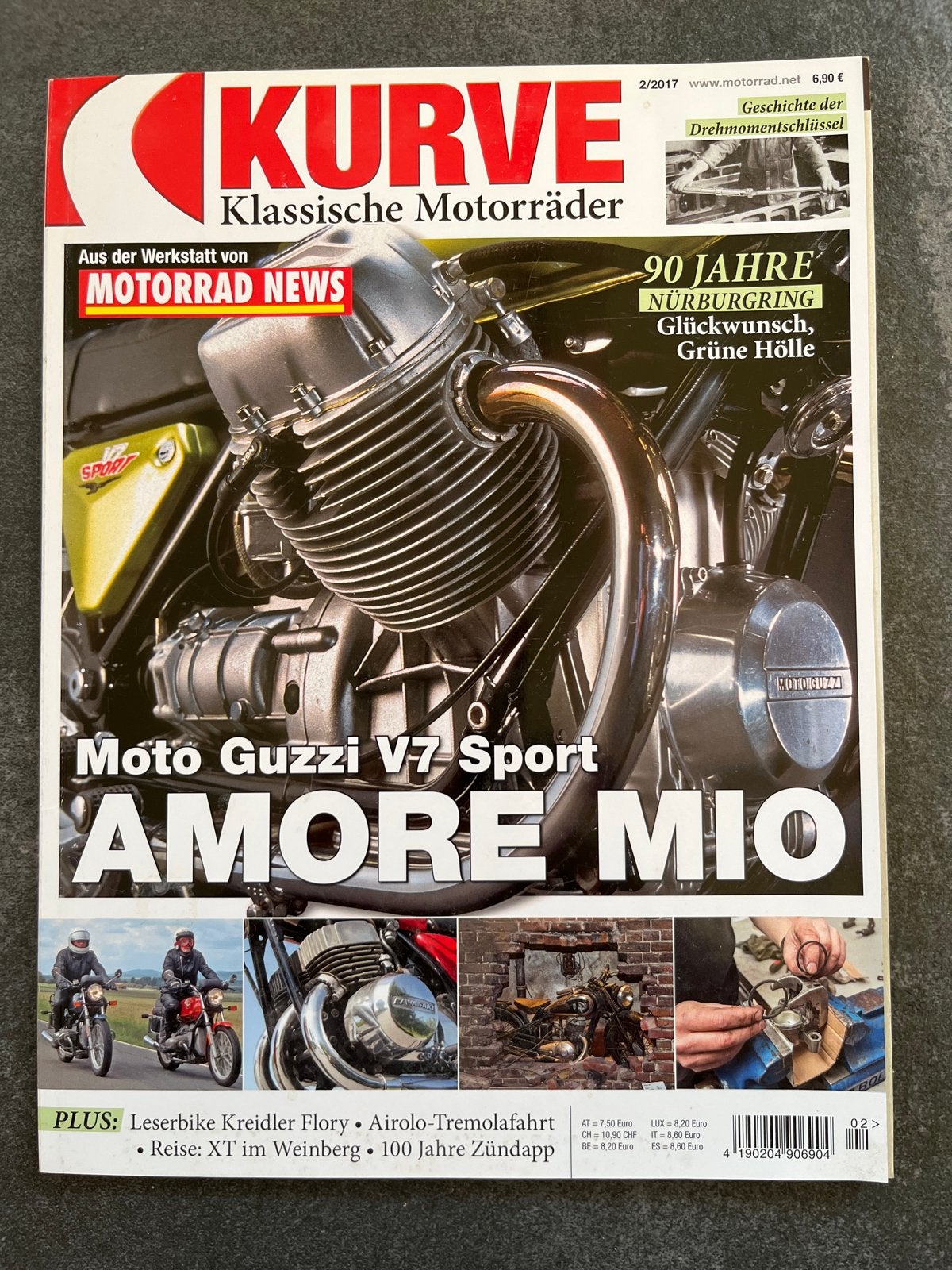 KURVE - Moto Guzzi V7 Sport, Suzuki RE5, BMW R45 en R65, Ophalen of Verzenden, Zo goed als nieuw, Algemeen