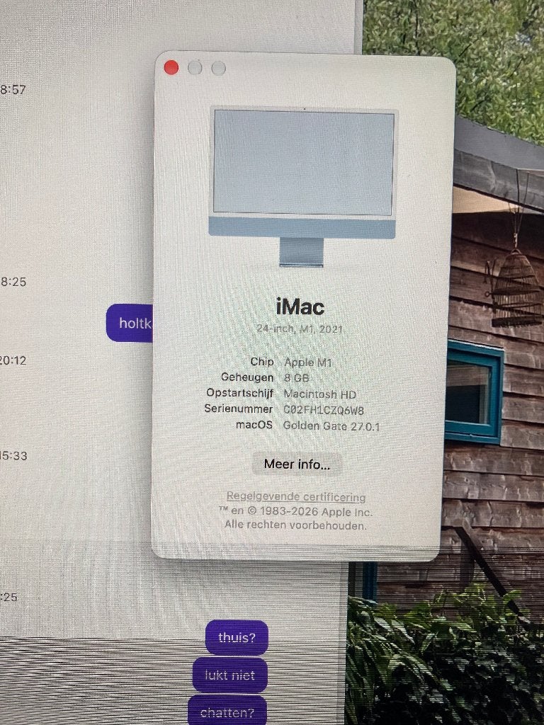 iMac M1 strepen op beeldscherm, Ophalen, Gebruikt, IMac, Onbekend