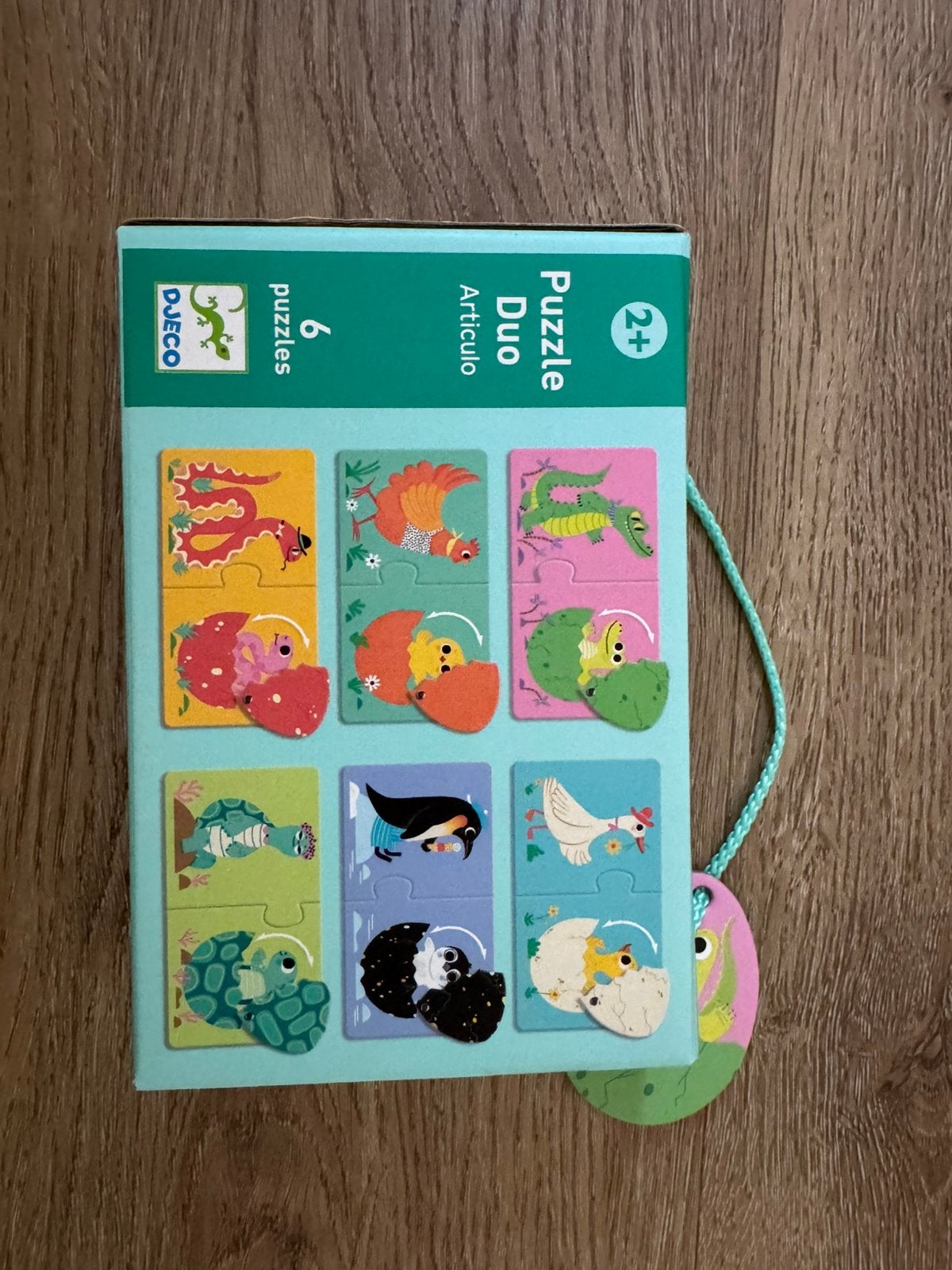 Djeco Duo puzzel, Ophalen, Minder dan 10 stukjes, Zo goed als nieuw