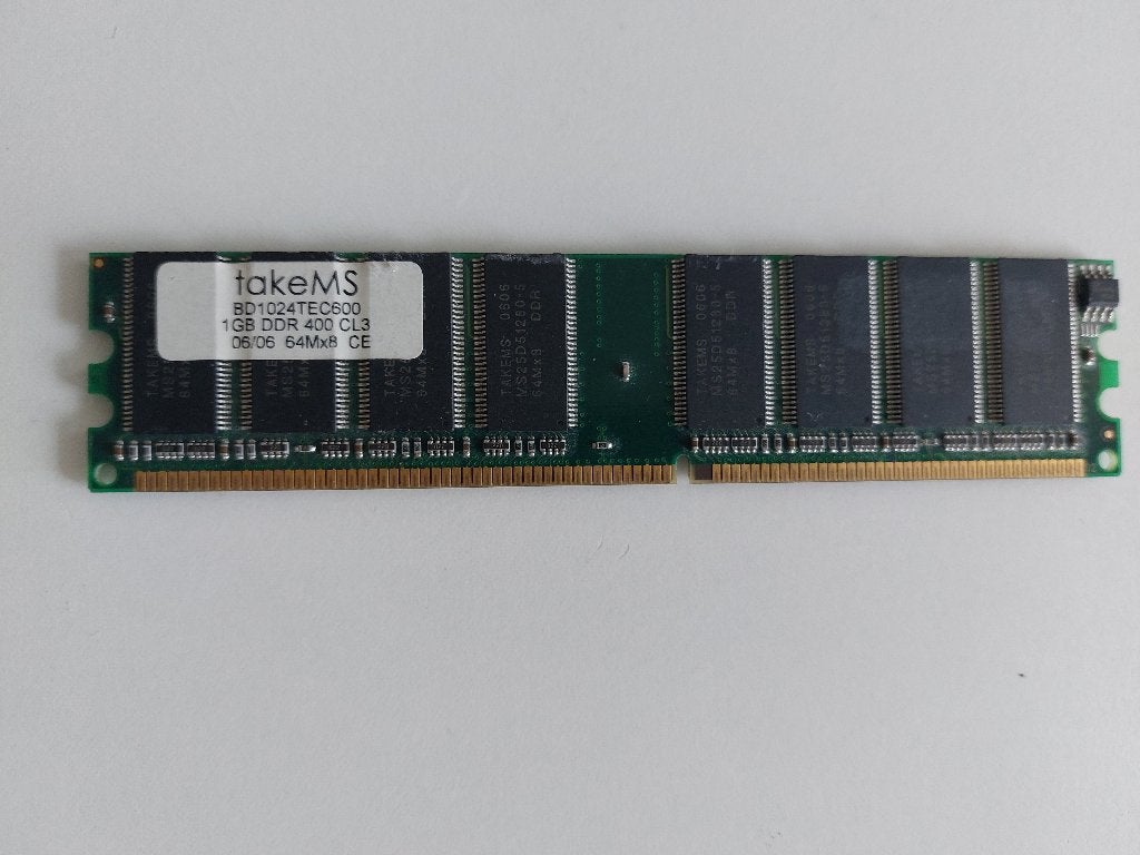 TakeMS BD1024C600 1Gb memory, DDR3, Ophalen of Verzenden, Desktop, Gebruikt