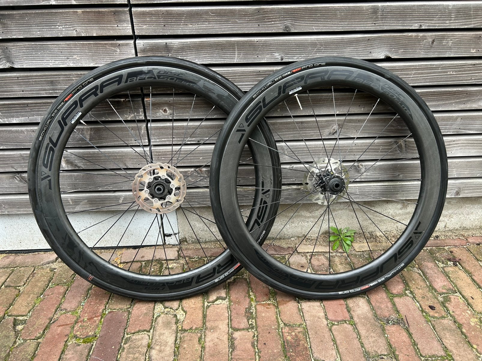 Carbon Wielset 50mm Supra RFC Elite Disc, Gebruikt, Racefiets, Carbon, Ophalen