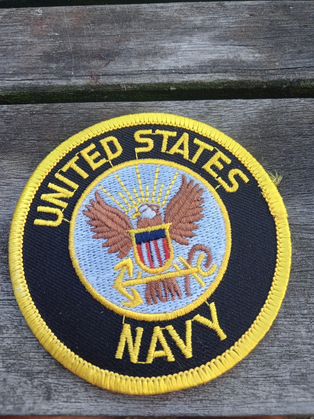United States Navy Embleem / Patch, Verzamelen, Ophalen of Verzenden, Marine, Amerika, Embleem of Badge