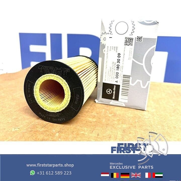 A0001803009 AMG OLIEFILTER MERCEDES W176 W177 W246 W247 W117, Gebruikt, -, Ophalen of Verzenden, -