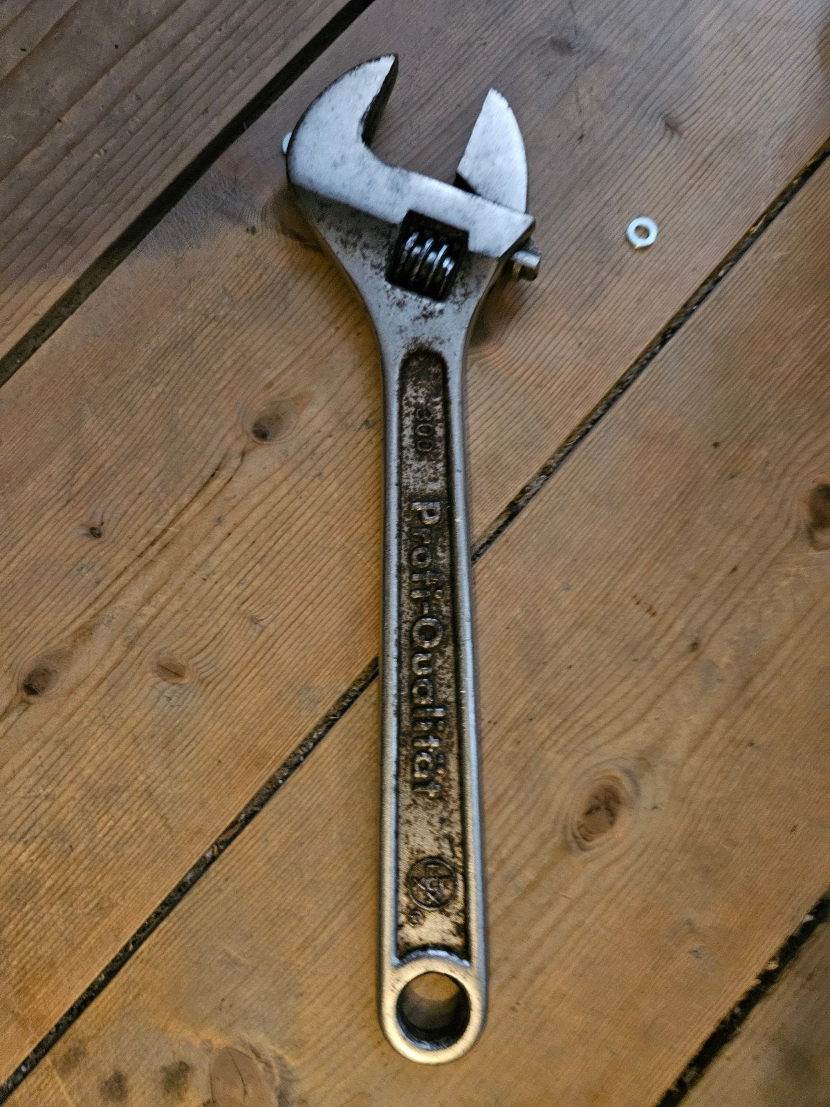 Verstelbare moersleutel - 250mm, Ophalen of Verzenden, Gebruikt, Sleutel/ratel