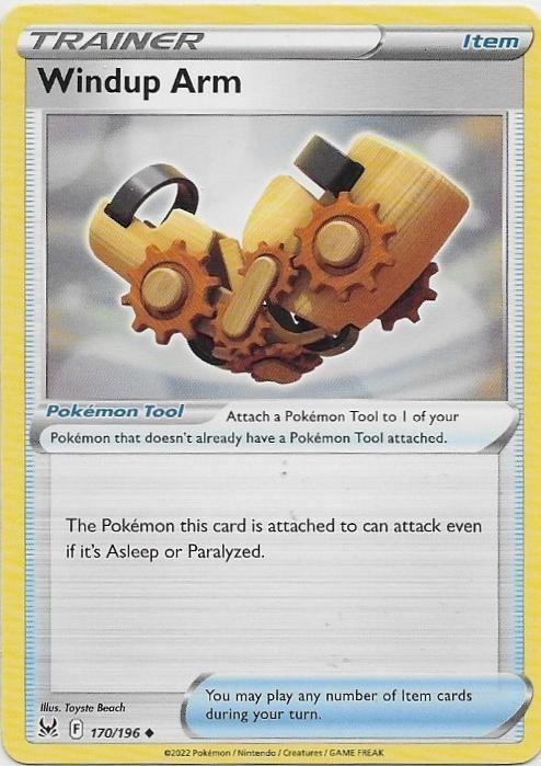 Lost Origin,  Windup Arm [uncommon] 170/196, Verzenden, Nieuw, Losse kaart