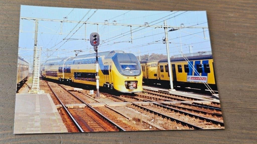 Foto TREIN NS Nederlandse Spoorwegen Dubbeldekker DDIRM, Verzenden, Gebruikt, Trein, Overige typen