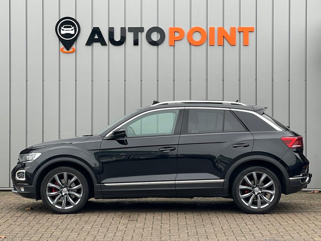 Volkswagen T-Roc 2.0 TSI 4Motion DSG|PANO|TREKHAAK|CAMERA|BE, Auto's, Volkswagen, Automaat, Gebruikt, 1984 cc, Zwart