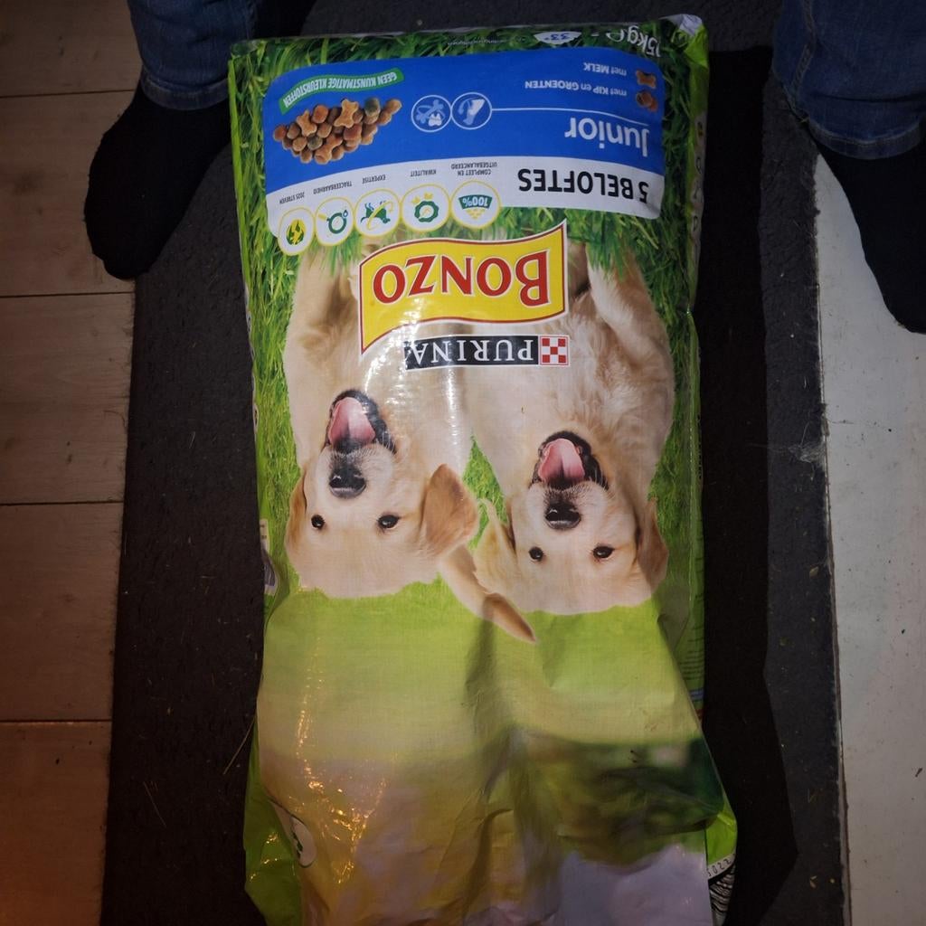 nieuw en geseald van Bonzo junior 15kg, Ophalen of Verzenden, Hond