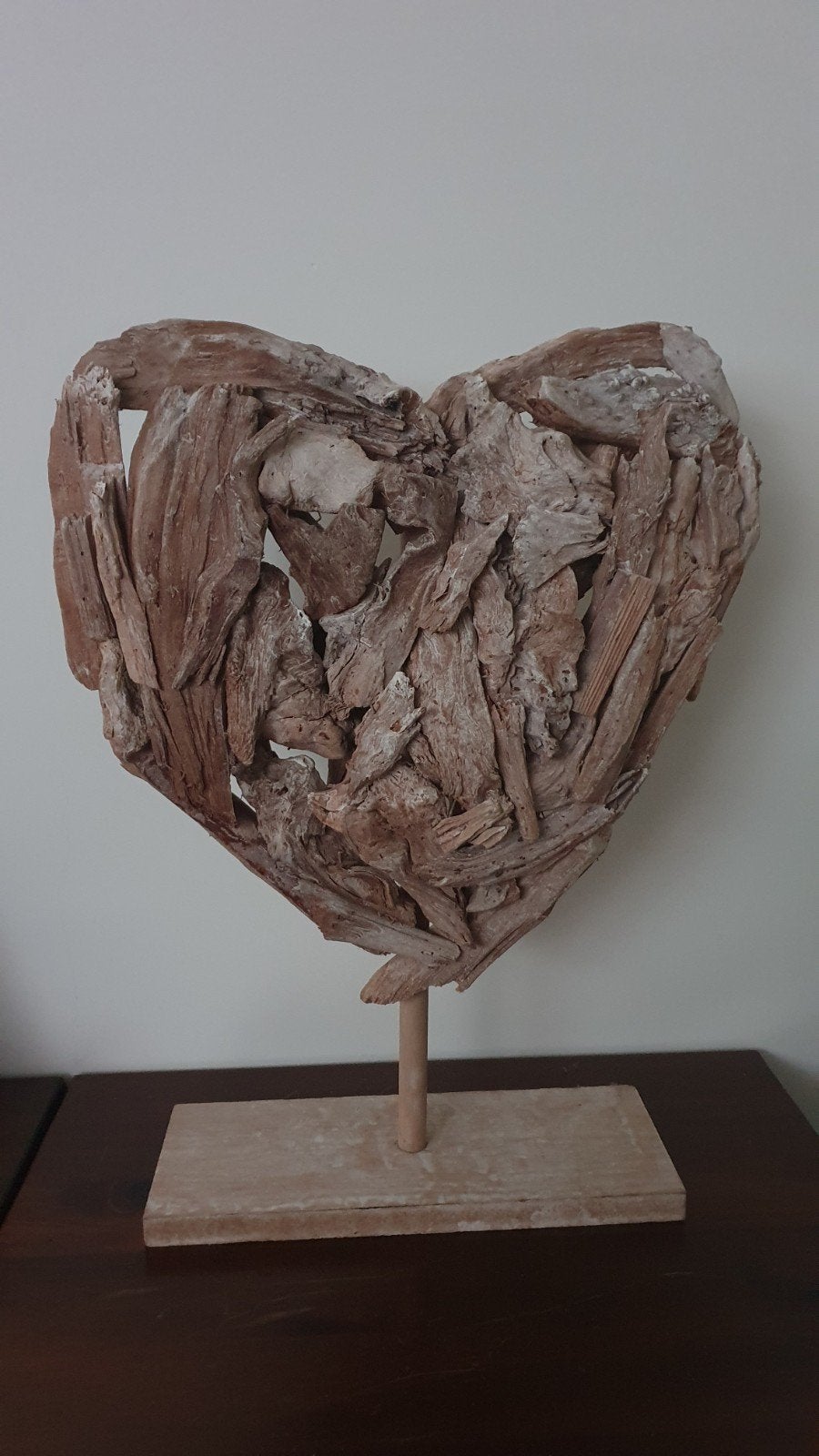 groot houten hart, Ophalen of Verzenden