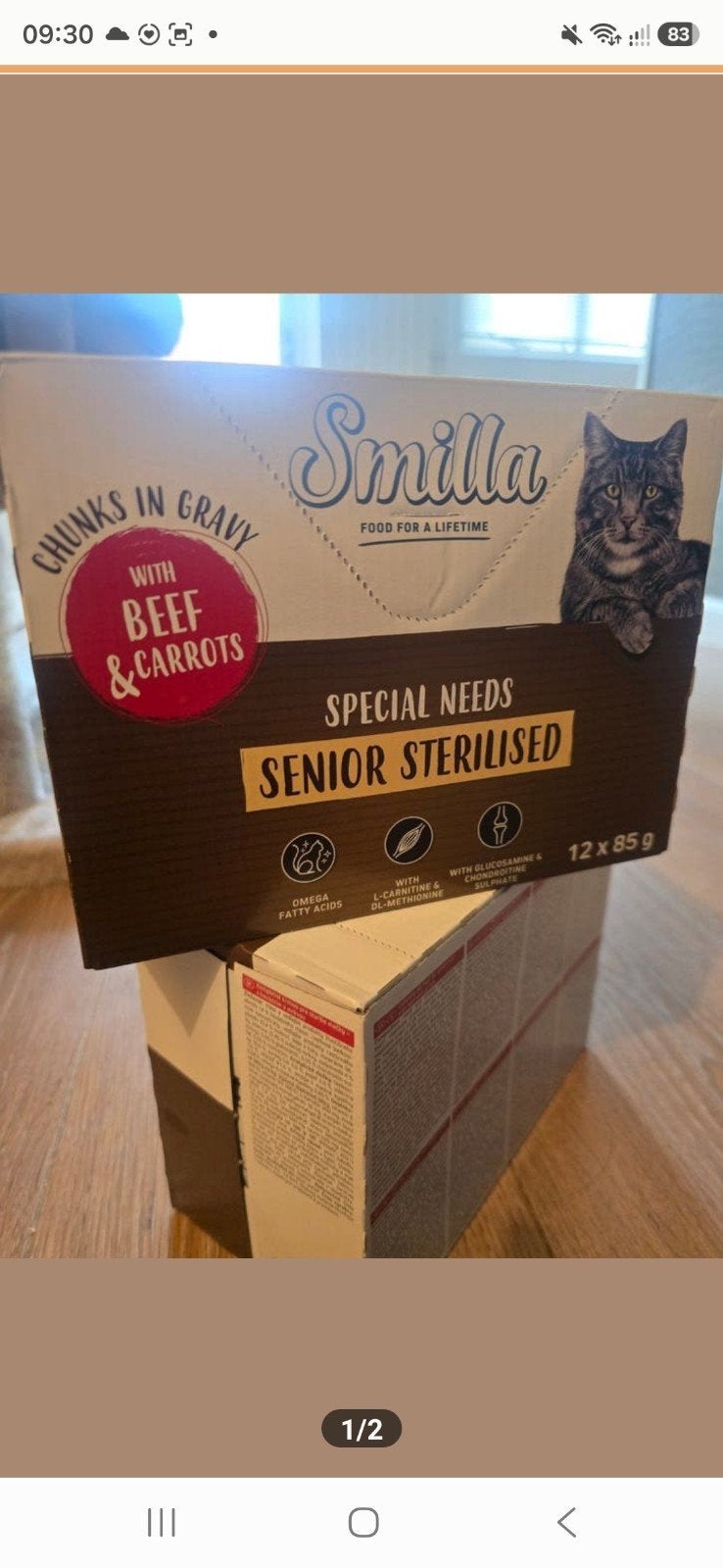 Smilla senior kat natvoer 2 dozen voor 15, Ophalen of Verzenden