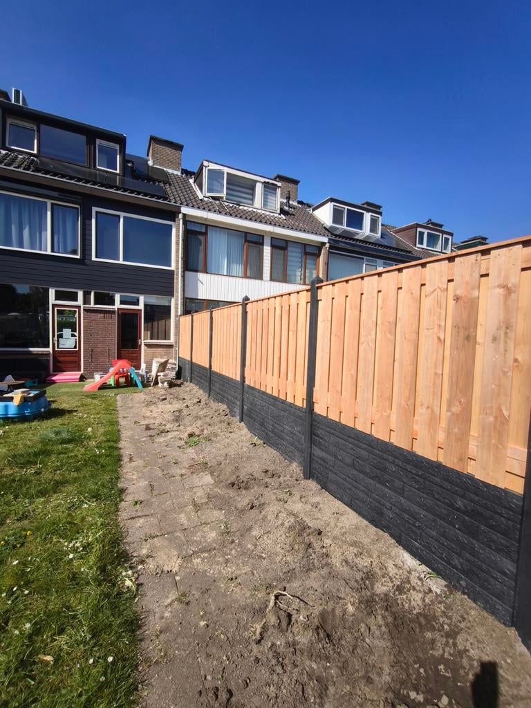 Red Class schuttingen met betonpalen, 1 tot 2 meter, 6 meter of meer, Nieuw, Ophalen of Verzenden