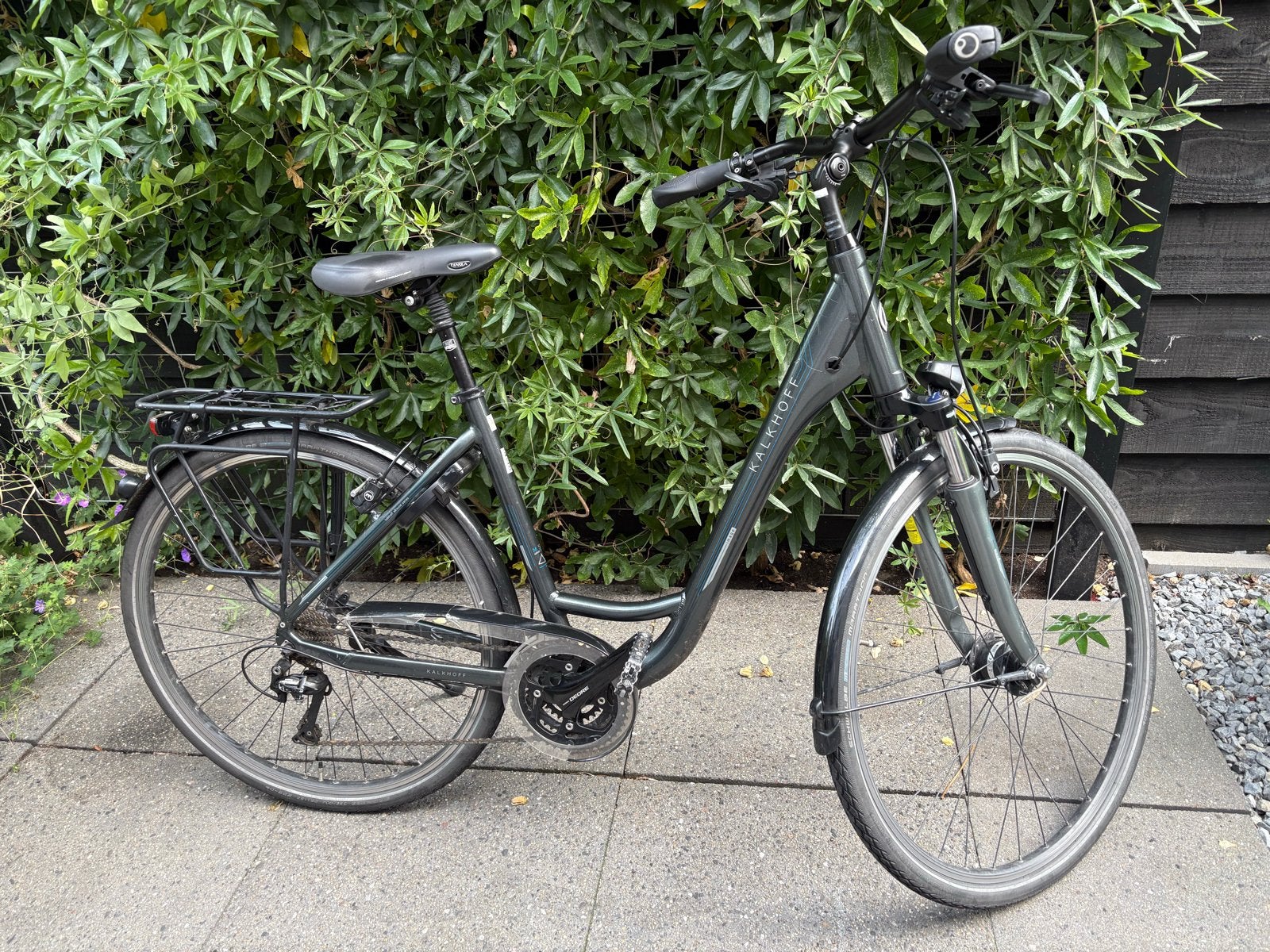 Kalkhoff Wave 28" Damesfiets - M50 Frame - Shimano Deore, Fietsen en Brommers, Fietsen | Dames | Damesfietsen, Gebruikt, Velgrem