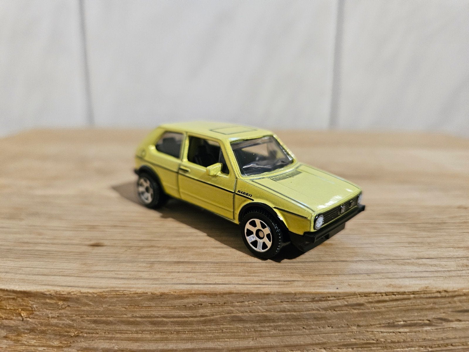 Matchbox 1976 Volkswagen Golf GTI MK1 Geel, Ophalen of Verzenden, Zo goed als nieuw, Auto