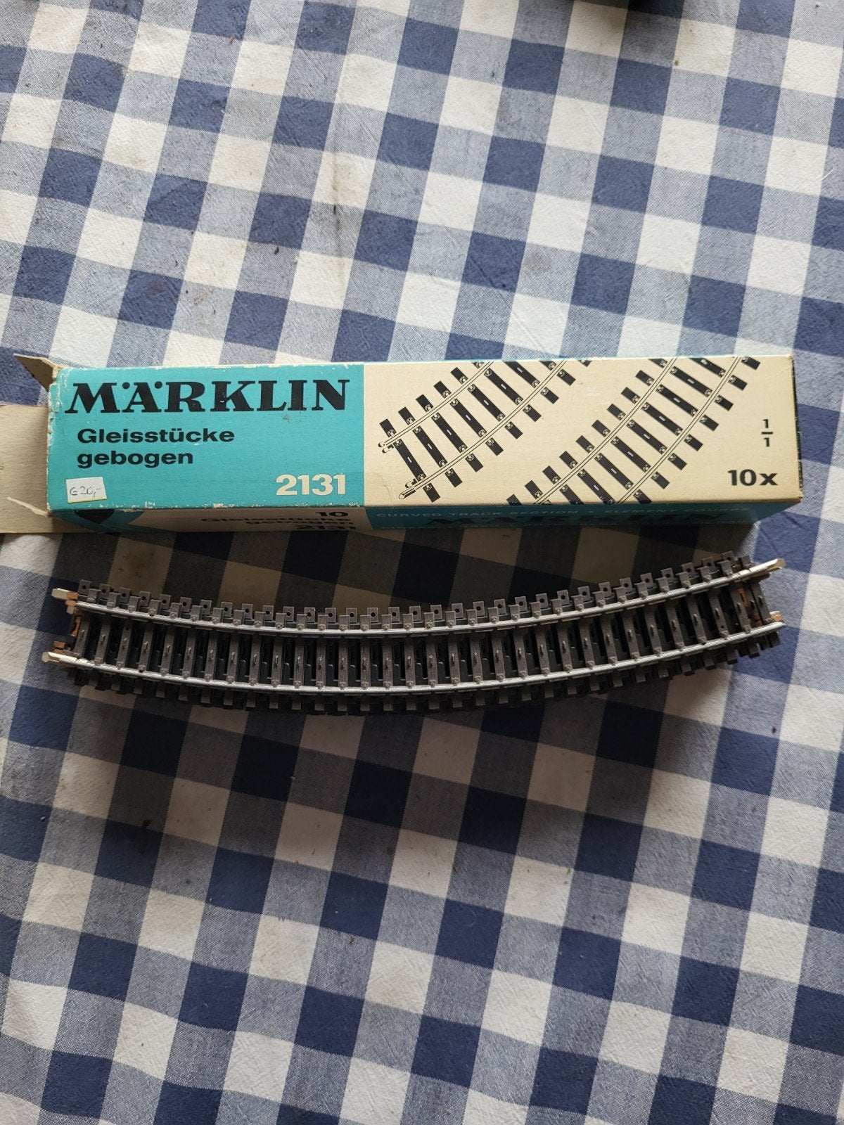 märklin K-rails bocht 2131, Wisselstroom, Gebruikt, Rails, Ophalen of Verzenden