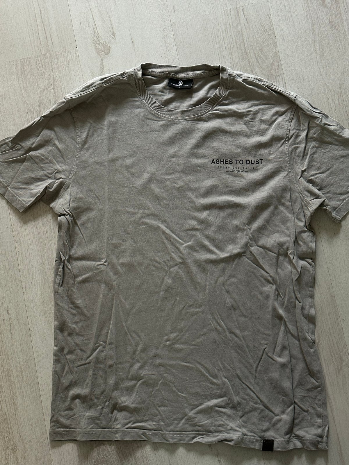 Heren T-shirt Ashes To Dust, Ophalen of Verzenden, Gedragen, Maat 52/54 (L), Grijs