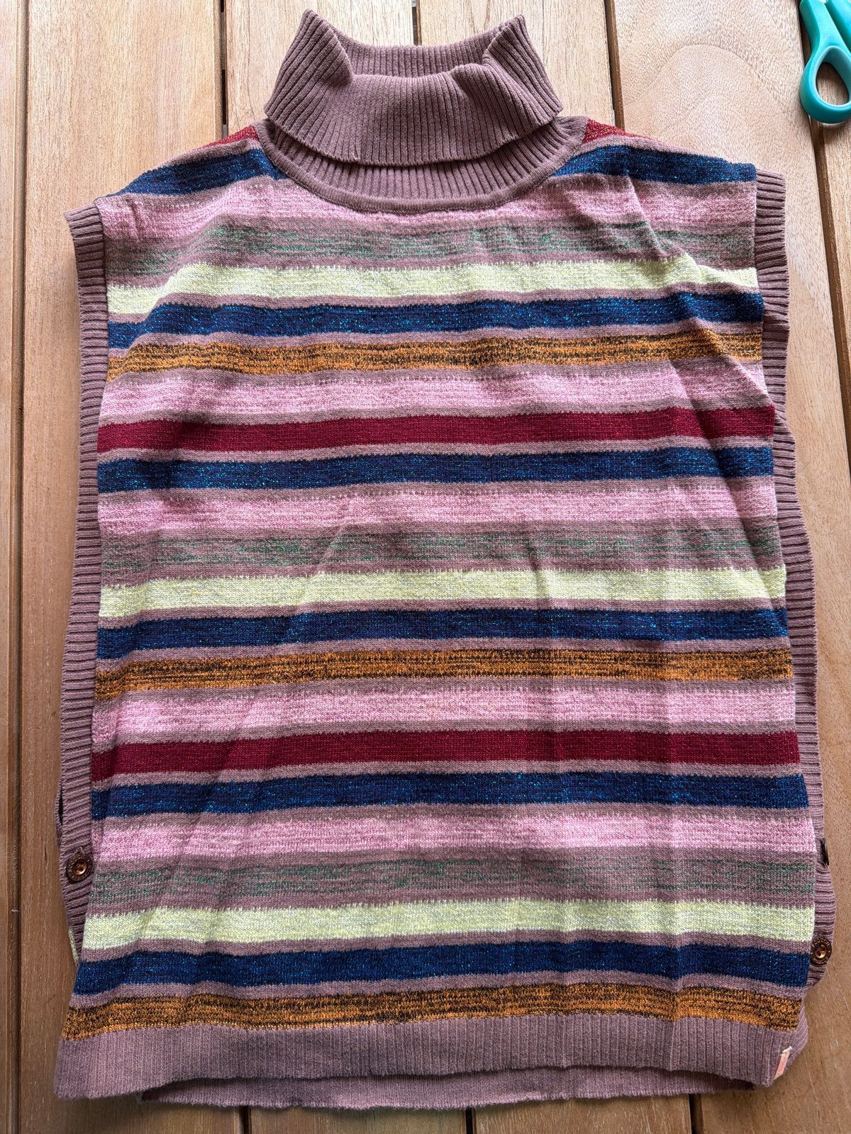 Scotch & Soda gestreepte coltrui mouwloos maat 14, Kleding | Dames, Ophalen of Verzenden, Zo goed als nieuw, Maat 34 (XS) of kleiner