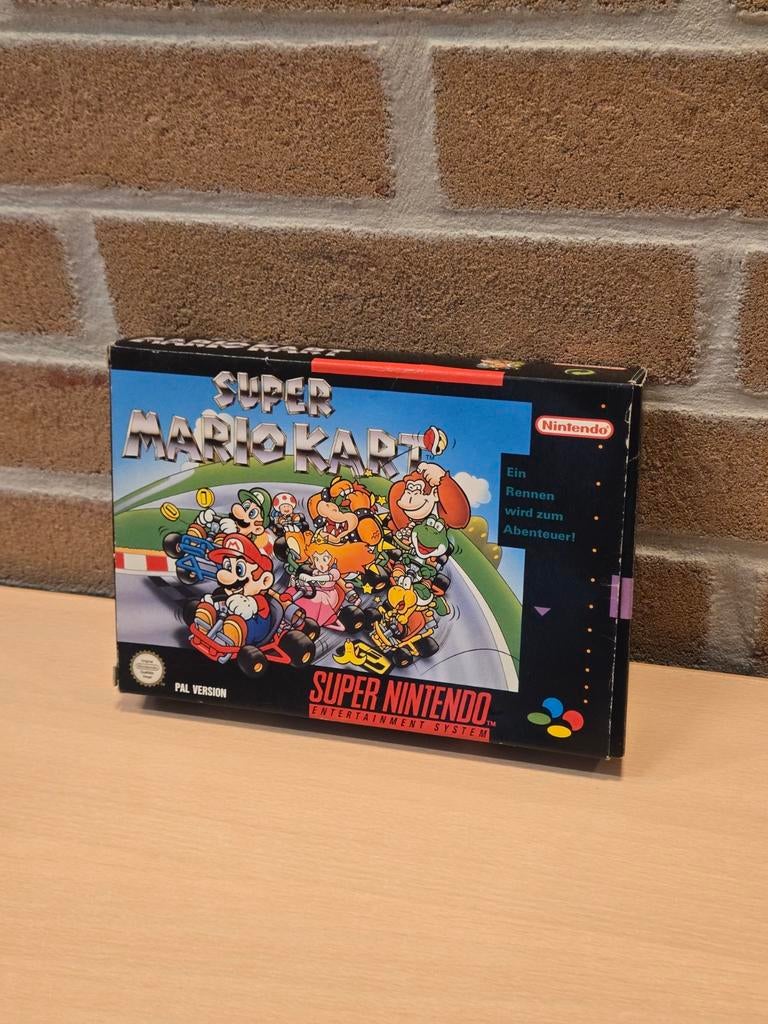 Super Mario Kart - Nintendo SNES, Nintendo, Gebruikt, Support.nintendo.nl, Racen en Vliegen
