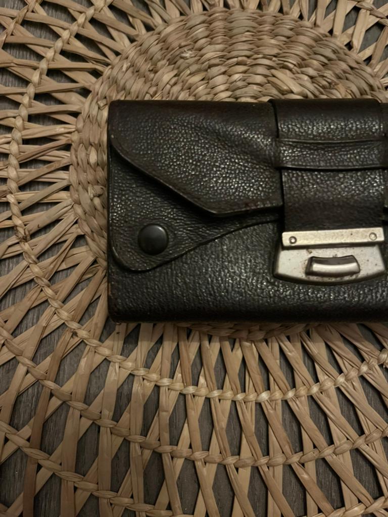 Prachtige Vintage Marokkaanse leren portomonee, Sieraden, Tassen en Uiterlijk, Ophalen of Verzenden, Zo goed als nieuw