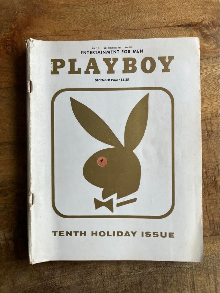 USA Playboy Magazine December 1963 - Tenth Holiday Issue, Verzamelen, Ophalen of Verzenden, 1960 tot 1980, Tijdschrift