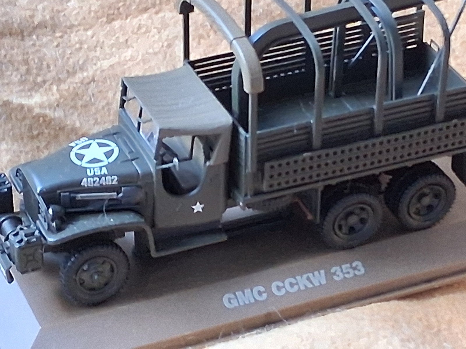 GMC CCKW 353 Legertruck Model - Zo Goed als Nieuw, Overige merken, 1:32 tot 1:50, Ophalen of Verzenden, Zo goed als nieuw