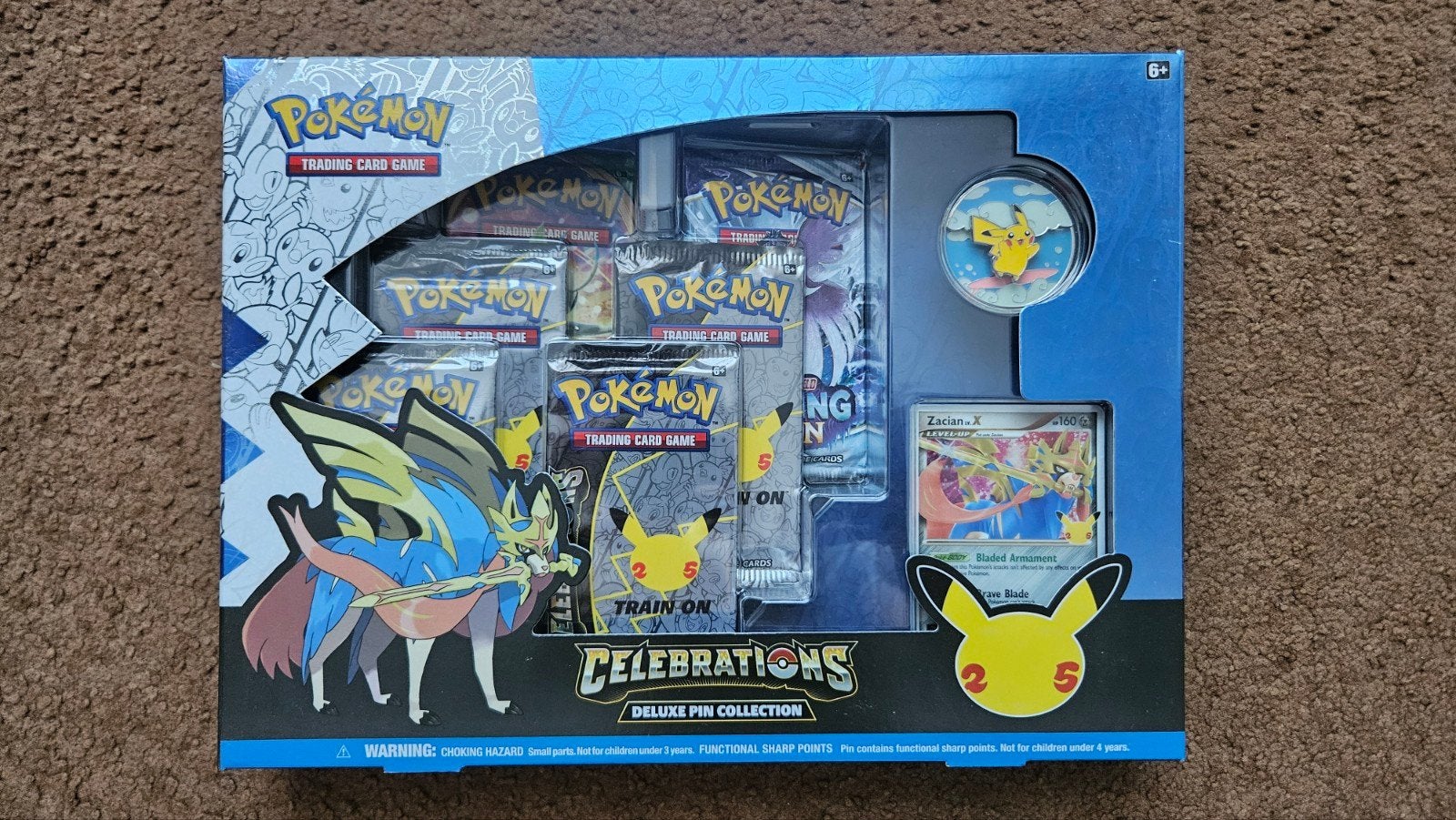 Celebrations Zacian Pin Collection, Ophalen, Nieuw