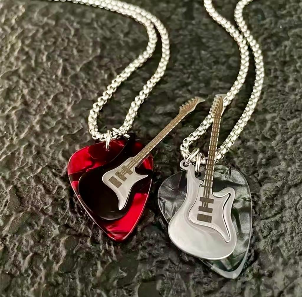 #MusicClub member gitaar hanger & ketting, Overige kleuren, Nieuw, Ophalen of Verzenden, Overige materialen