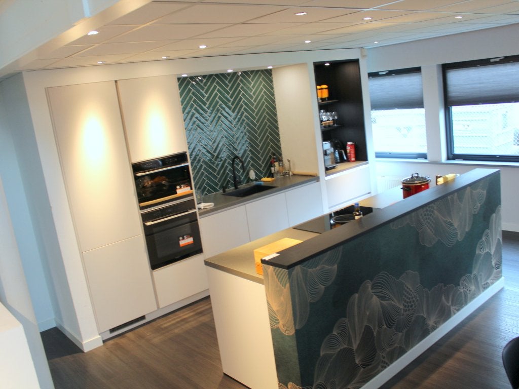 UH13 Luxe Häcker eilandkeuken met Quooker CUBE, Huis en Inrichting, Ophalen, Info@)haecker-kuechen.de, Gebruikt, Wit