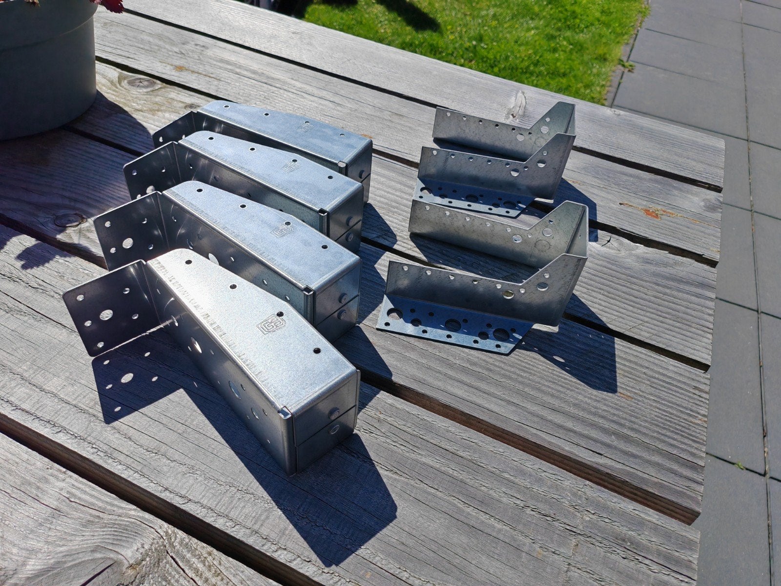 Balkdragers/raveeldragers 170x70 mm - Gegalvaniseerd, Doe-het-zelf en Verbouw, Ophalen of Verzenden, Nieuw, 100 tot 250 mm, Overige typen