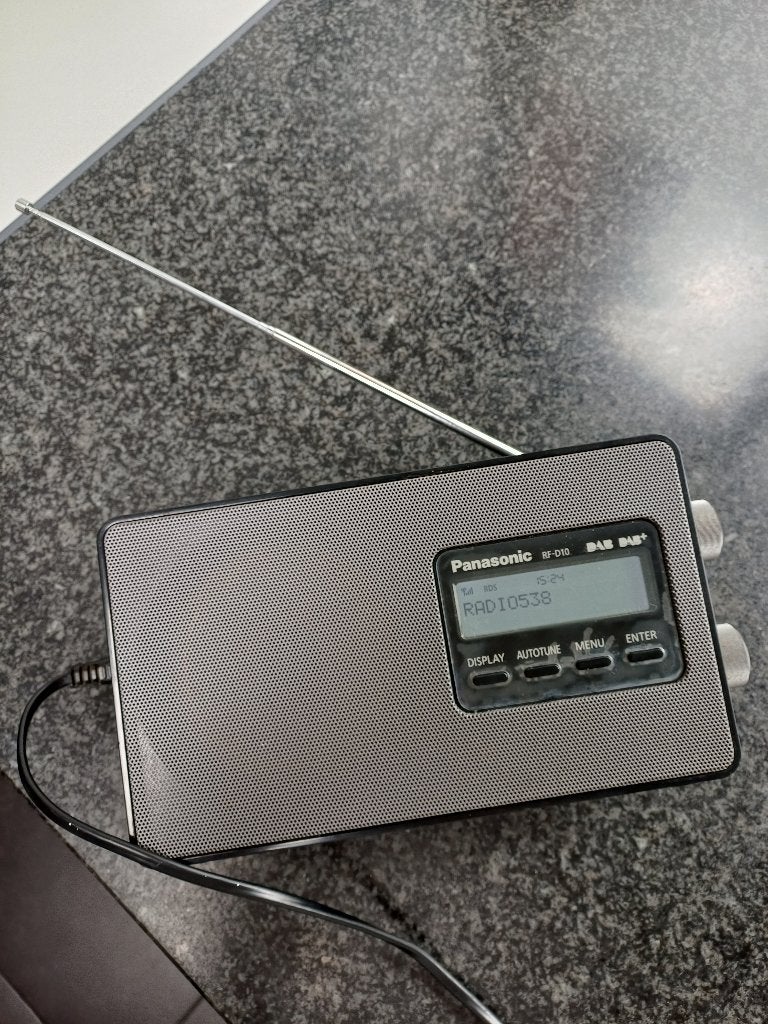 Panasonic RF-D10 dab radio, Ophalen of Verzenden, Gebruikt, Radio