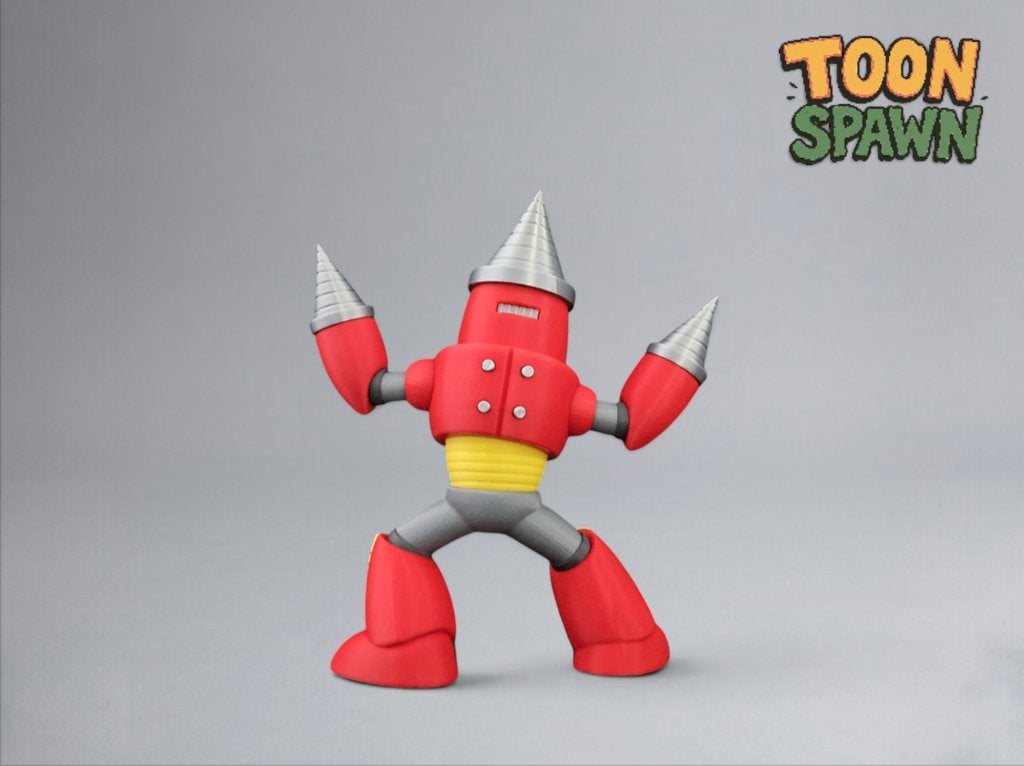 Drill Man – 20 cm – Mega Man Figuur, Ophalen of Verzenden, Nieuw, Overige typen
