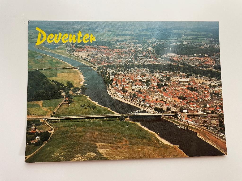 D490 Ansichtkaart Deventer : Panorama Deventer, Verzamelen, Ansichtkaarten | Nederland, Ongelopen, Overijssel, 1980 tot heden