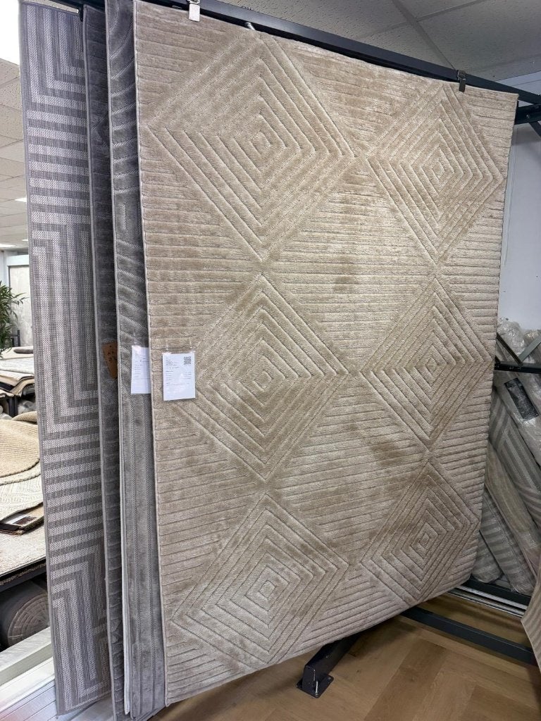 Vloerkleed 160x230cm, Ophalen, Blauw, 150 tot 200 cm, Rechthoekig