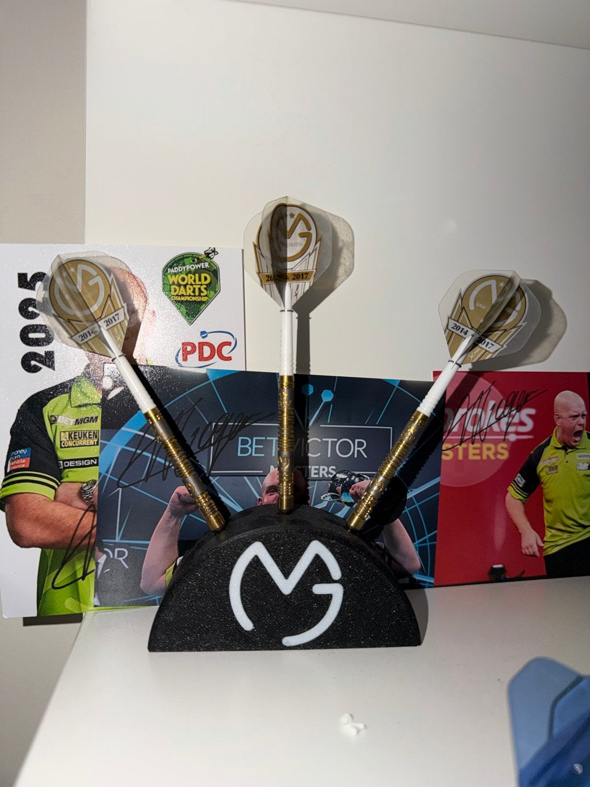 XQMax MvG Limited Edition 2017 Darts, Sport en Fitness, Darts, Ophalen of Verzenden, Gebruikt, Pijlen