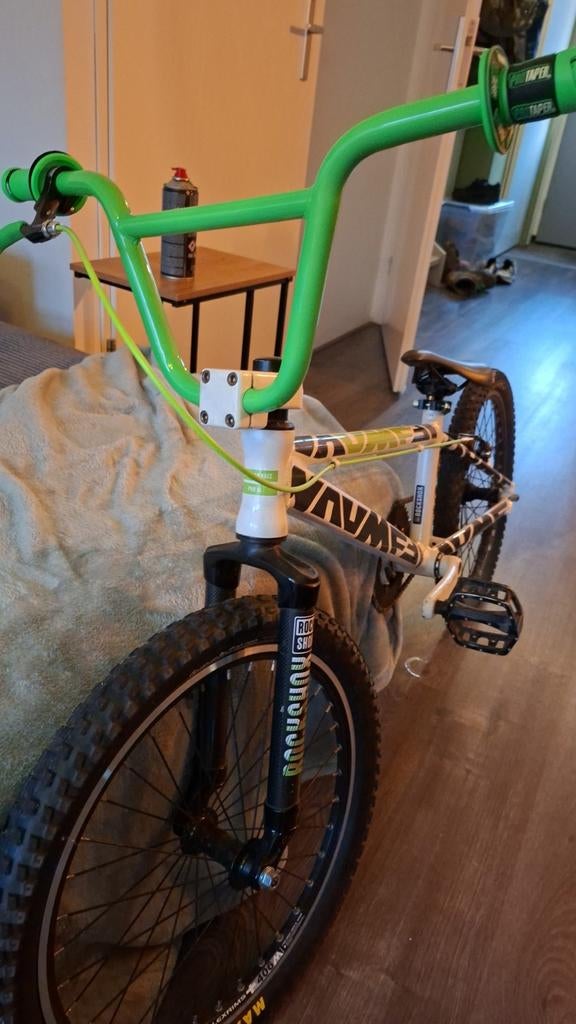 UMF pro xl wedstrijd BMX, Fietsen en Brommers, Gebruikt, Staal, Velgrem, 20 tot 24 inch