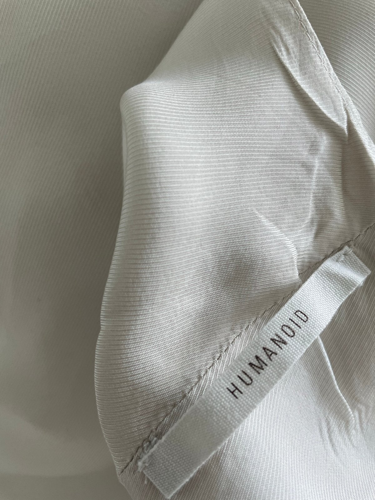 Humanoid zijden jurk maat S, Kleding | Dames, Maat 38/40 (M), Beige, Ophalen of Verzenden, Zo goed als nieuw