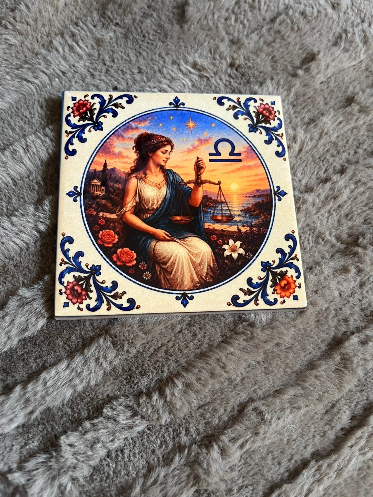 Tegeltje sterrenbeeld weegschaal, Ophalen of Verzenden, Nieuw
