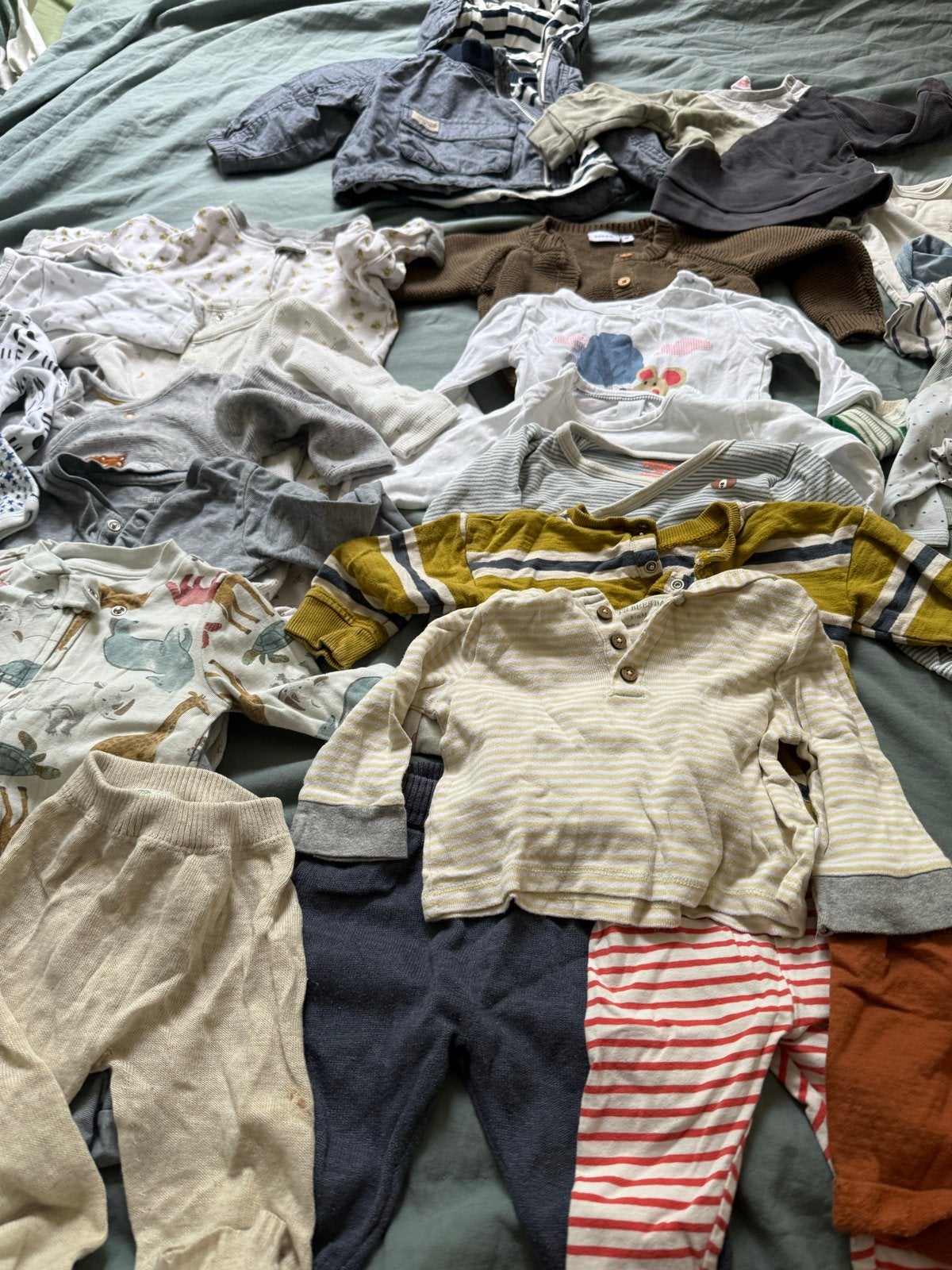 Grote kledingbundel voor baby's maat 62-68, Ophalen, Gebruikt, Jongetje of Meisje