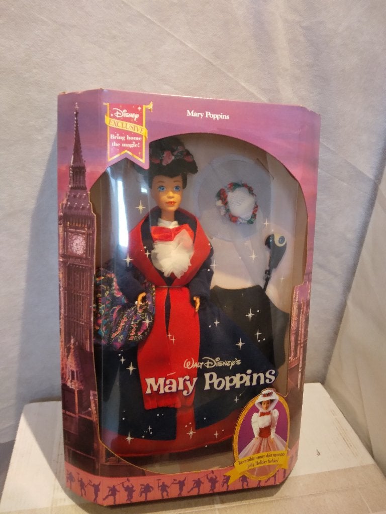 Vintage Mattel Disney Mary Poppins pop - Exclusieve uitgave, Verzamelen, Ophalen of Verzenden, Overige figuren, Nieuw, Beeldje of Figuurtje