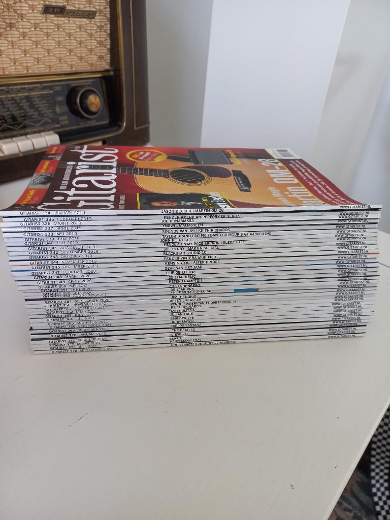 71 tijdschriften Gitarist, Ophalen, Zo goed als nieuw, Sport en Vrije tijd