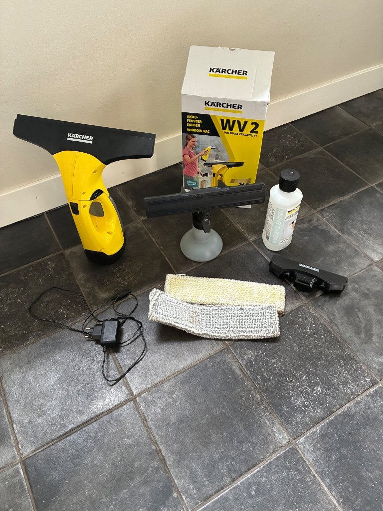 Karcher  WV 2 oplaadbare raamwisser, Ophalen of Verzenden, Raamwisser of Trekker