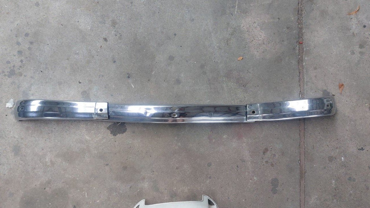 MG A chrome voorbumper compleet, in goede staat, Ophalen, Gebruikt, Voor, Bumper