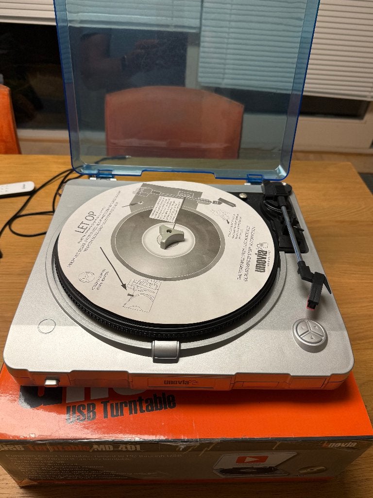 USB Platenspeler MD401 UNOVIA, Audio, Tv en Foto, Platenspelers, Gebruikt, USB-aansluiting, Platenspeler, Ophalen