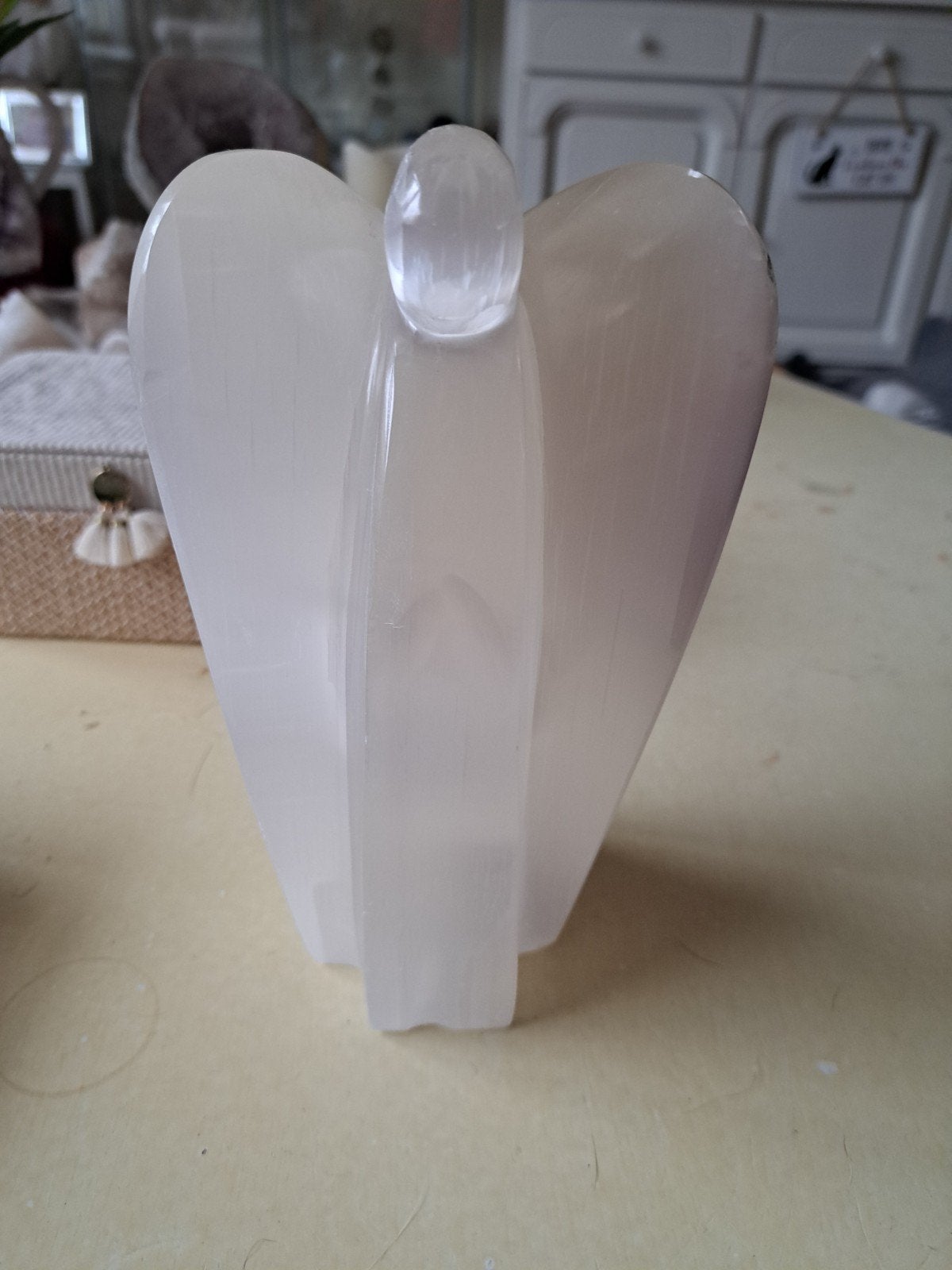 Engel van seleniet, Verzamelen, Mineralen en Fossielen, Ophalen of Verzenden